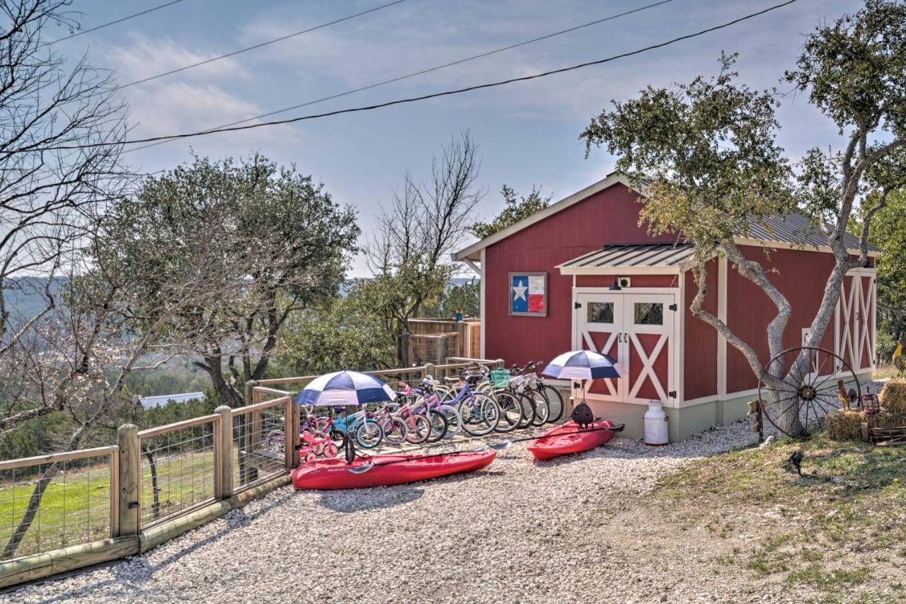 Kerrville Converted Barn Tiny Home With Kayaks! Extérieur photo
